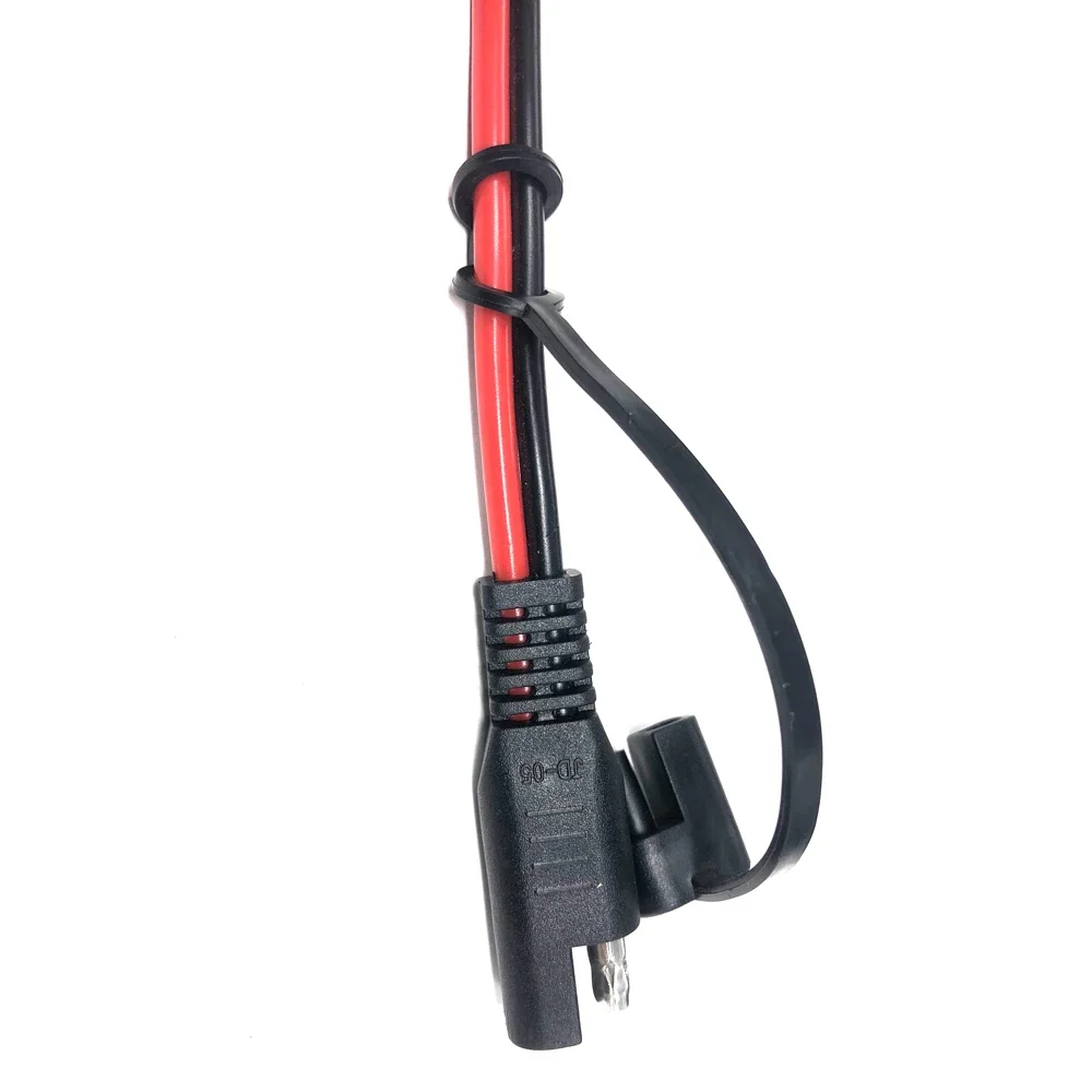 Connecteur adaptateur DIN Hella Powerlet vers SAE, pour moto BMW, avec barrage de polarité SAE, 14AWG, 90cm