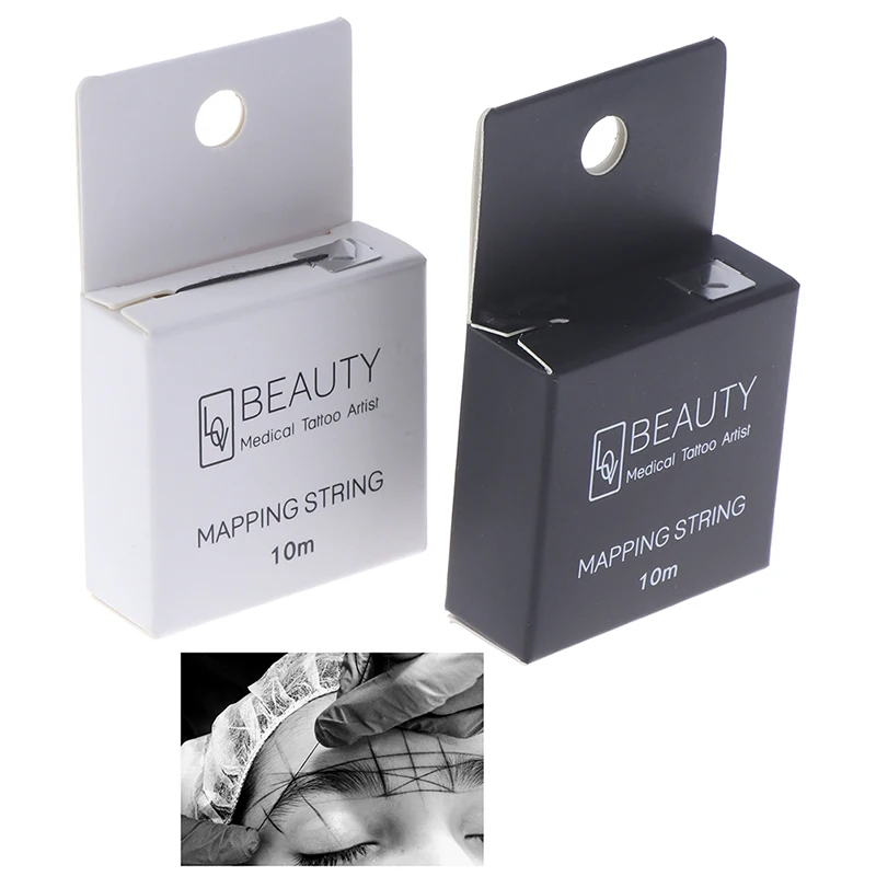 ไหมเขียนคิ้วแบบมีหมึกในตัว 1 ม้วน สำหรับการสักคิ้วถาวร