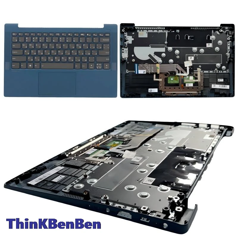 

RU Russian Blue Keyboard Upper Case Palmrest Shell Cover For Lenovo Ideapad 5 14 14IIL05 14ARE05 14ALC05 14ITL05 5CB0Y88807