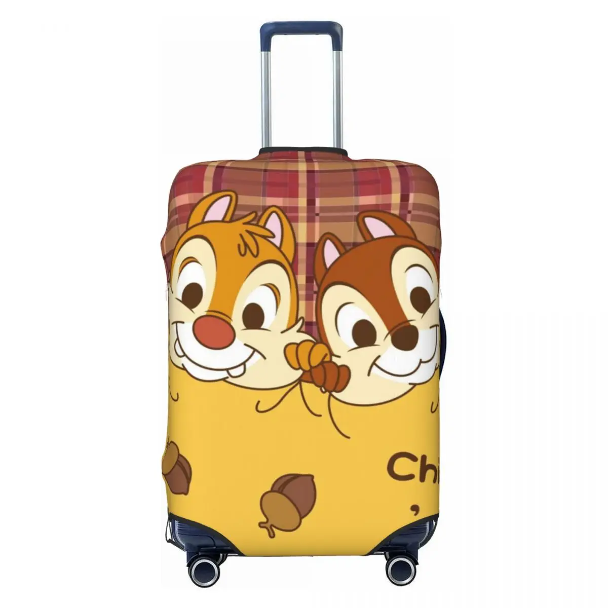 

Custom Funny Cartoon Chip And Dale Suitcase Cover Elastic Luggage Protective Covers for 18-32 inch