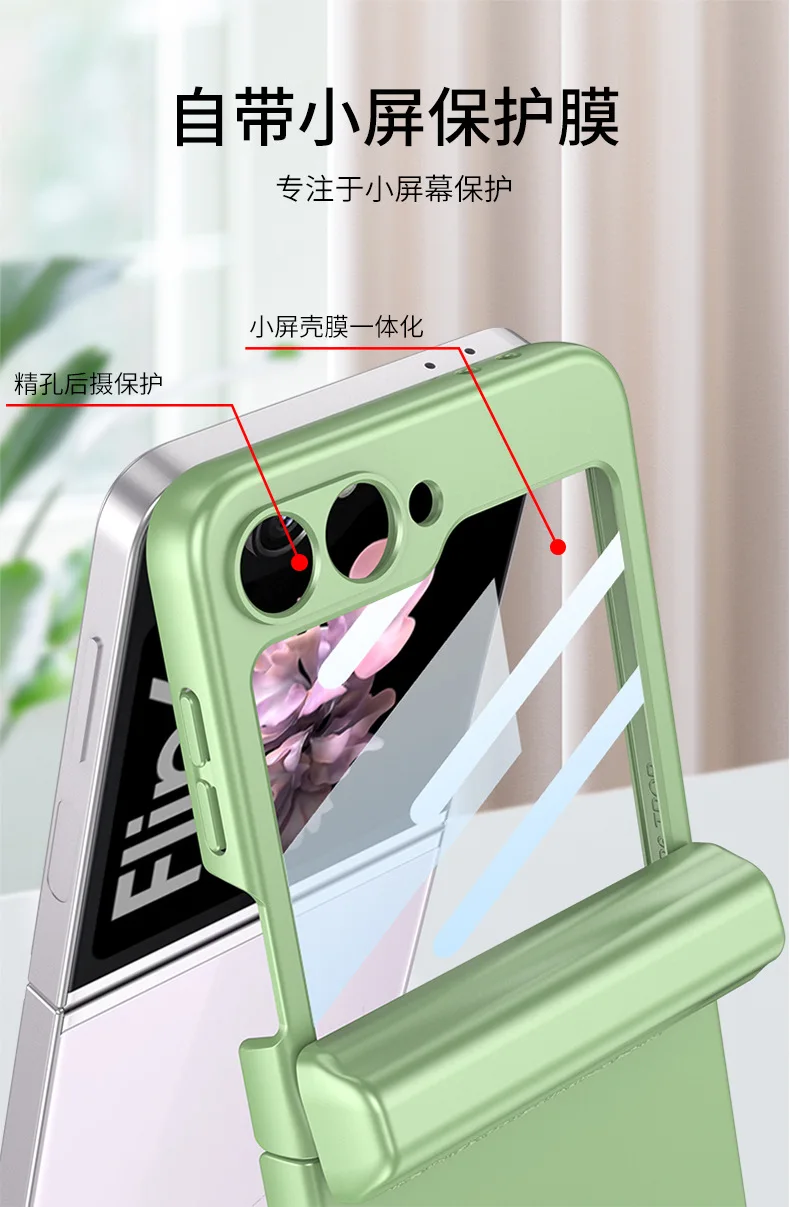 Odporne na wstrząsy etui z poduszką powietrzną do Samsung Galaxy Z Flip 6 Wszystko w zestawie Twarda tylna obudowa do Galaxy Z Flip 7 Etui Funda