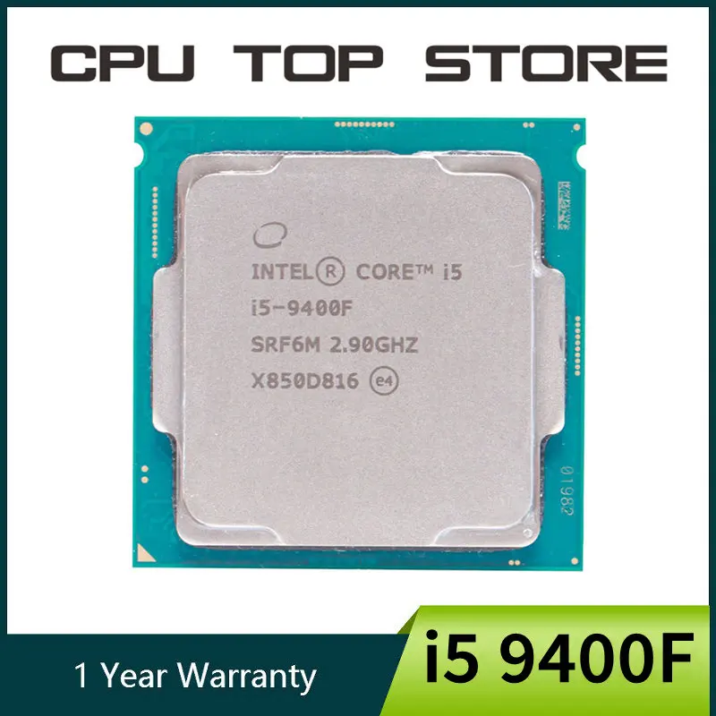 인텔 코어 i5 9400F 2.9GHz 6 코어 65W CPU 프로세서, SRF6M/SRG0Z LGA 1151