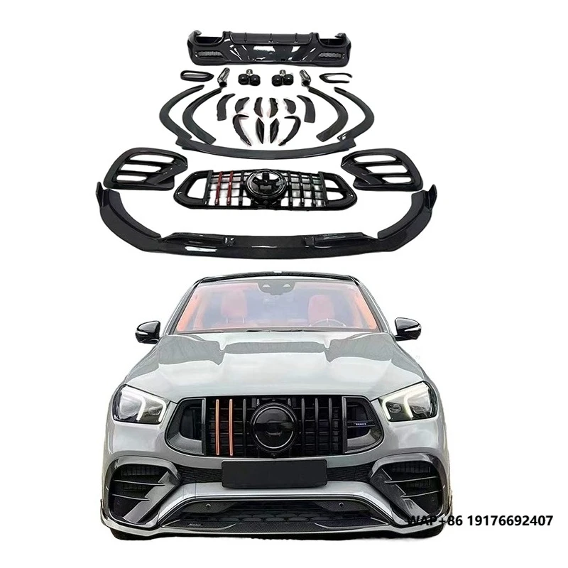 

High Quality Carbon Fiber Barbus Style Body Kit for Mercedes Benz GLE63 Coupe Includes Front Lip Rear Diffuser Spoiler Bumper