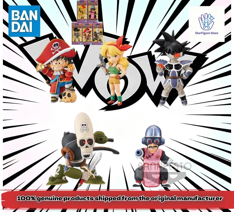 

100% genuine ACE Bandai, Glasses Factory, Dragon Ball WCF Treasure Gathering 3 Pirate Wukong, Lanqi, Peach White, Spot
