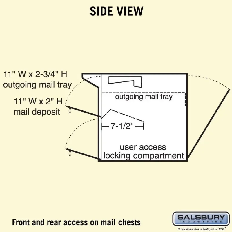 4350slv Mail Brust, silber