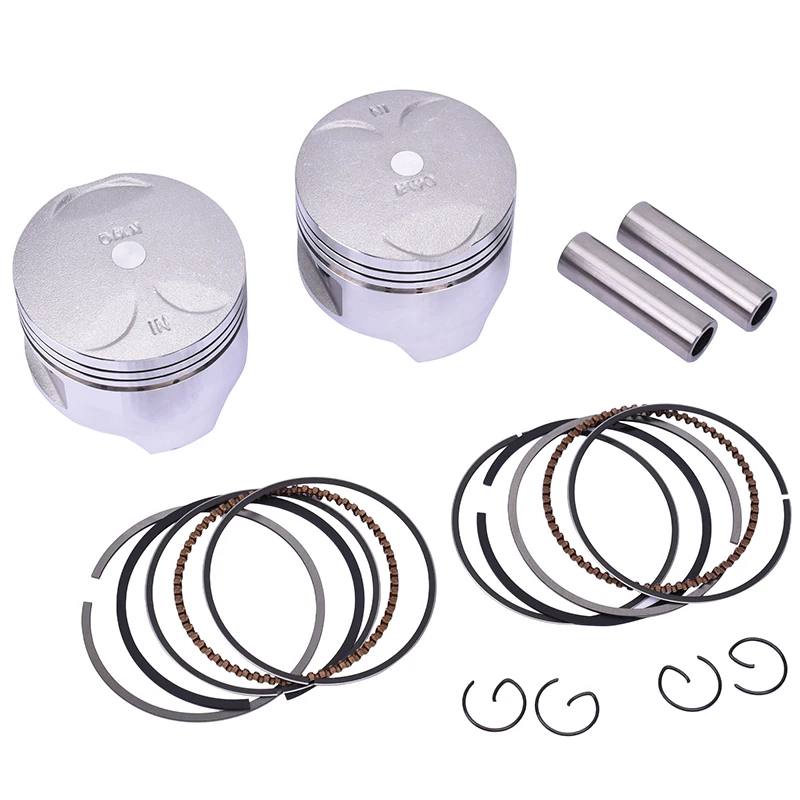 2 Satz 64mm 64,25mm 64,5mm Standard 25 50 0,25 0,5 Motorrad kolben-und Rings atz für Honda OEM 13101-kwo-721 Shadow vrx – Detail 6