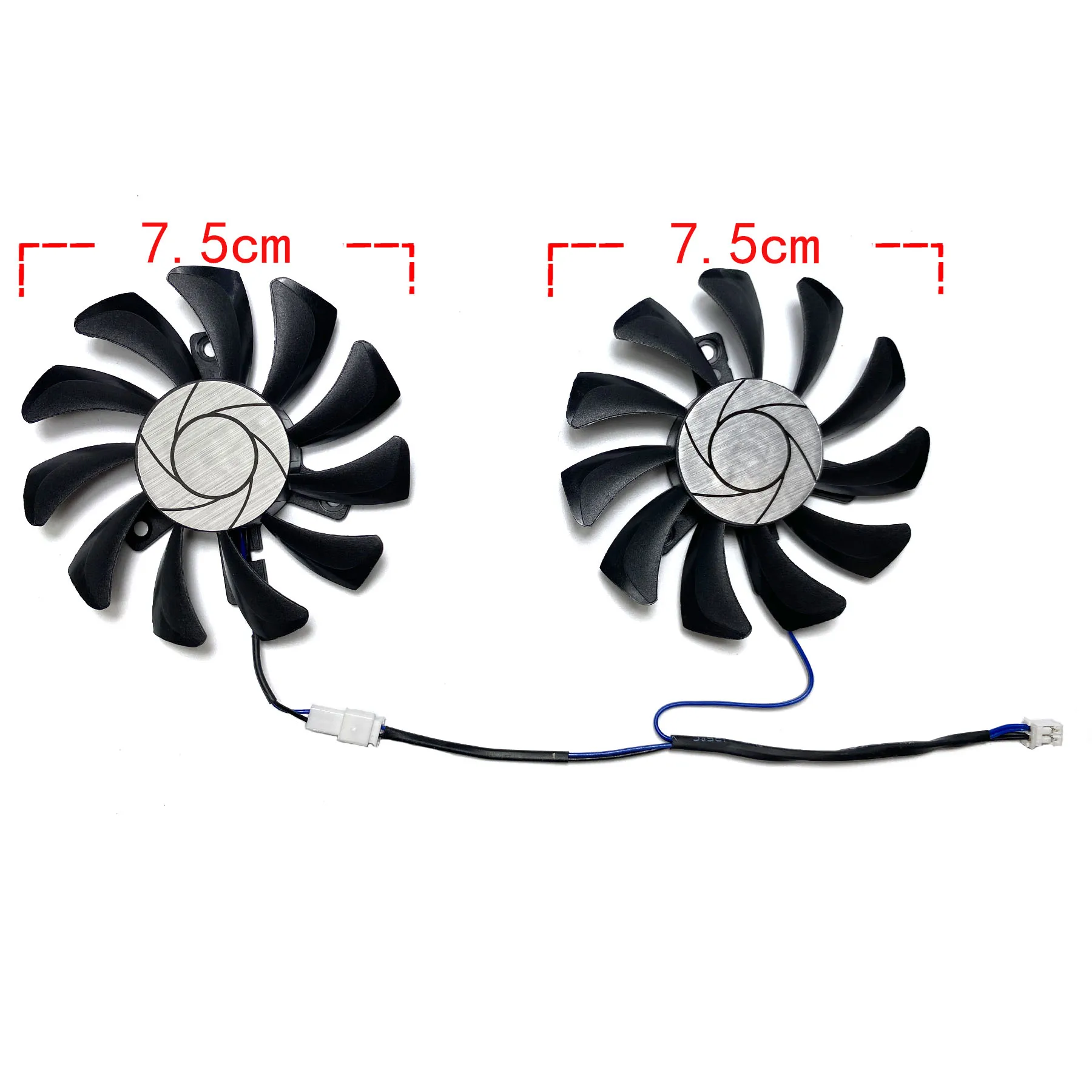 New For MSI GeForce GTX1050 1050ti 4GB TOCC Graphics Card Replacement Fan HA8010H12F-Z