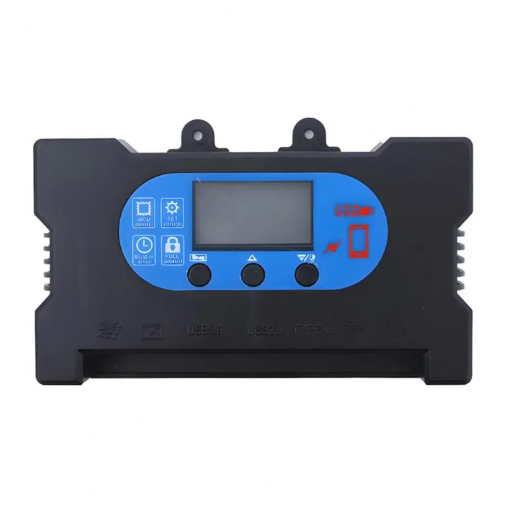 

Voltage Solar Controller Efficient 12v/24v Solar Charge Controller with Dual Usb Fast Charging Multiple Protections for Battery