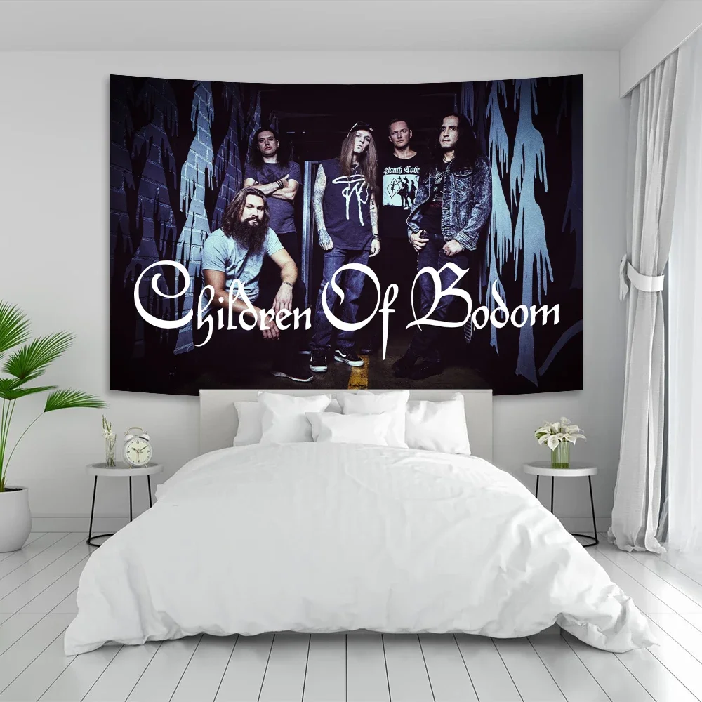 Heavy Metal Pop Singer Rock Interior Decoration Banner Tapestry Children Of Bodom Bohemian Wall Decoration