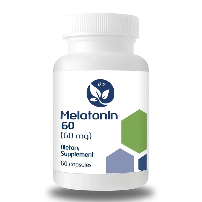 Melatonin 60mg || High Dose Melatonin in Easy To Swallow Capsules || Pure, Non Genetically Modified, and Gluten Free