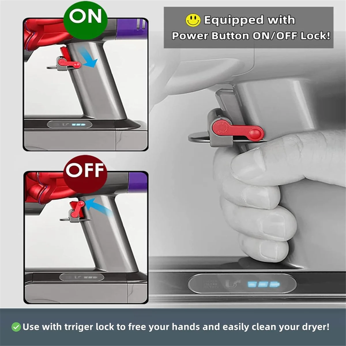 Kit de limpeza de ventilação do secador para v15 v11 v10 v8 v7 aspirador de pó secador removedor de fiapos mangueira flexível e ferramenta de fenda