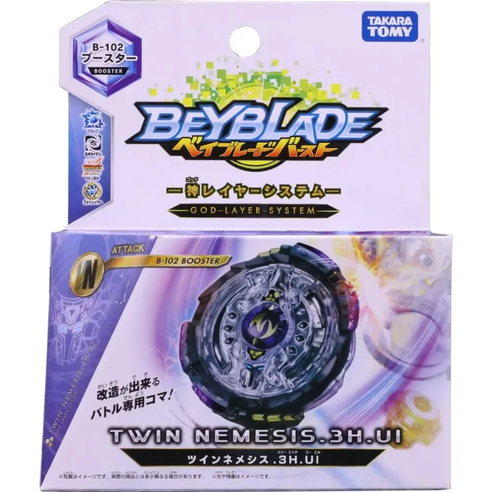 Takara Tomy Beyblade Burst B-102 Booster Twin Nemesis .3H.UI