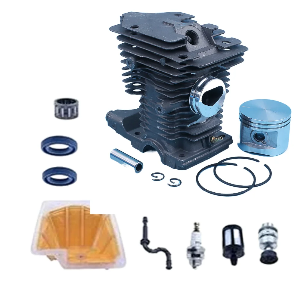 46mm Nikasil Plated Cylinder Piston Ring Kit For Stihl MS270 MS280 MS280C MS 270 280 Chainsaw Replace Part # 1133 020 1203