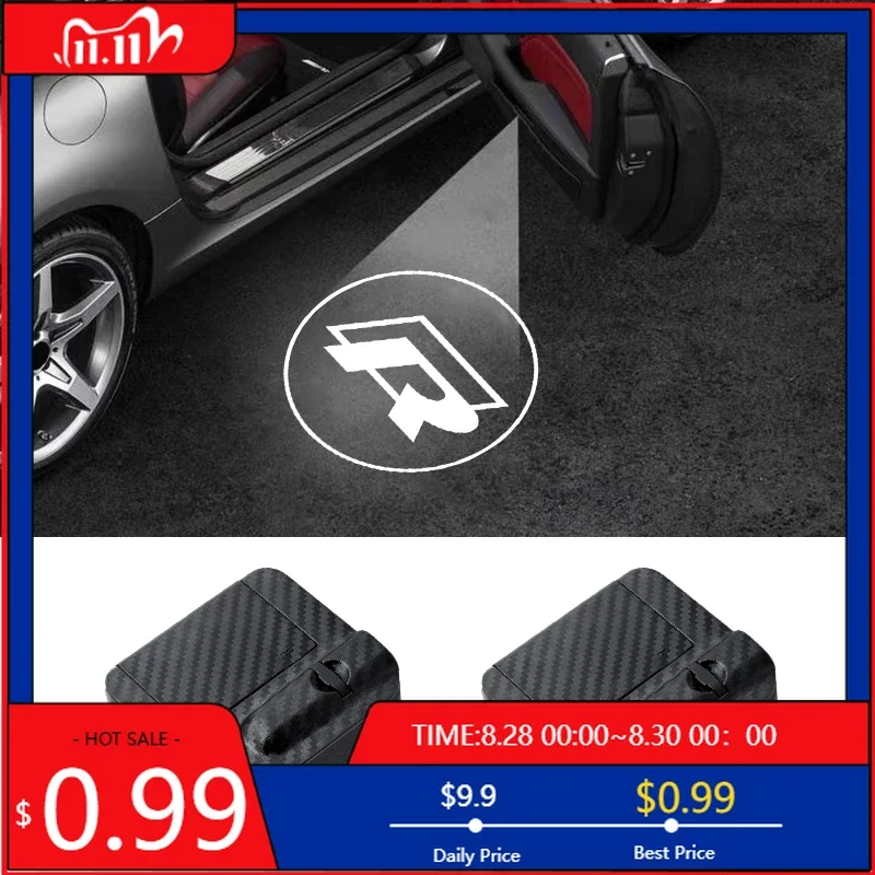 

Светодиодные проекторные лампы для дверей автомобиля с функцией приветствия, HD-подсветка, для Volkswagen Tiguan, Bora, POLO, PASSAT, CC, Touran, GOLF, Jetta, Arteon, T-CROS