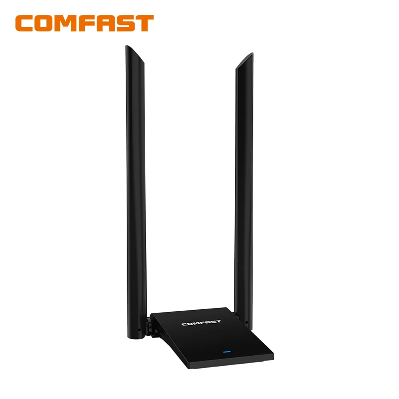 

COMFAST 1300Mbps Wifi USB 3.0 Adapter Dual Band 5.8Ghz /2.4Ghz Antenna Network Receiver Through-wall For Win 10/11 Driver Free