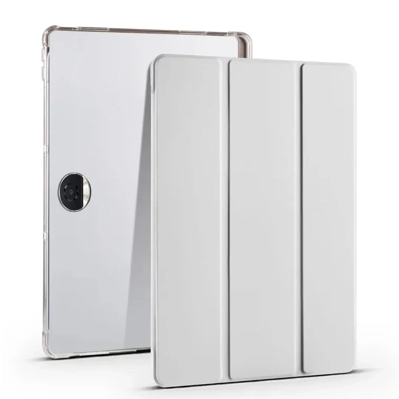 حافظة GEFENIS Coque لهاتف Honor Pad 9 مع حامل قلم ثلاثي الطي من جلد البولي يوريثان الناعم حامل خلفي للكمبيوتر اللوحي Funda لـ Honor Pad 9 12.1 بوصة Cas