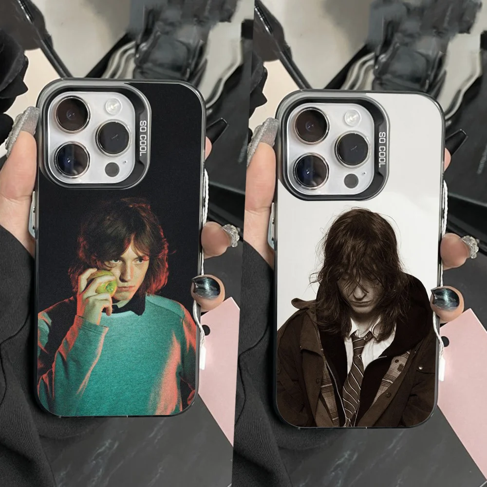

Mk.gee Two Star the Dream Phone Case For iPhone 16,15,14,13,12,11,Pro,Max,Plus,Mini,XS,SE Anti Fall Black Matte Hard Bumper