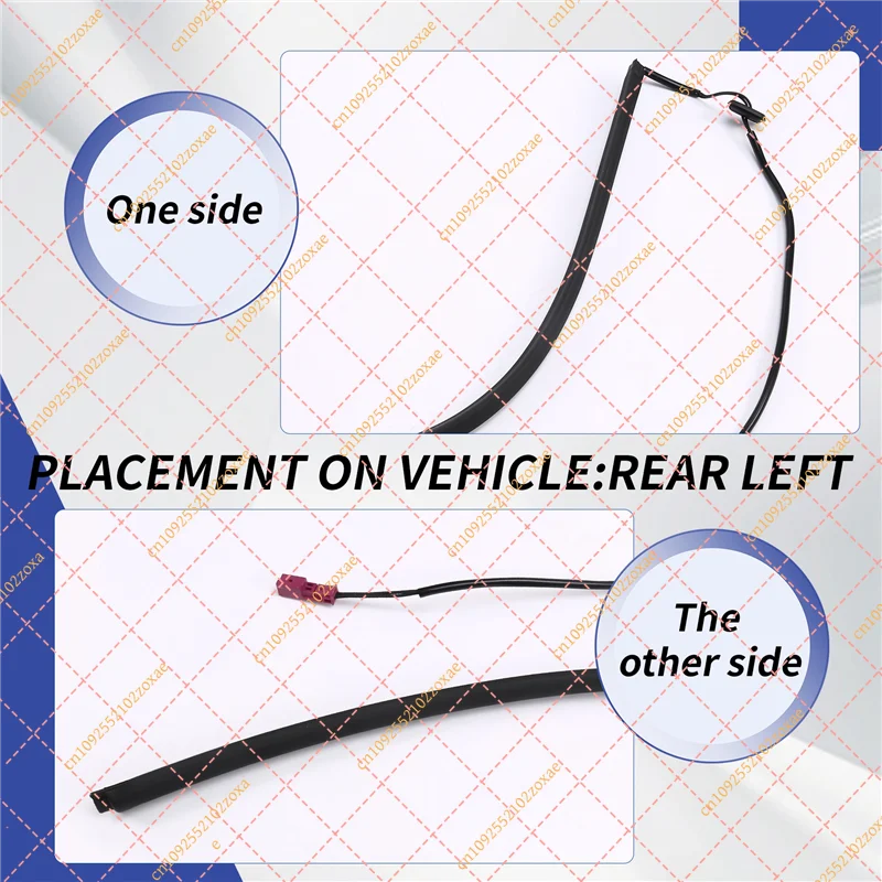 AEE6 Auto Tailgate Seal Strip Anti-Pinch Sensor For M-Class W164 ML Rear Boot Door Trunk Protection Weatherstrip Accessories