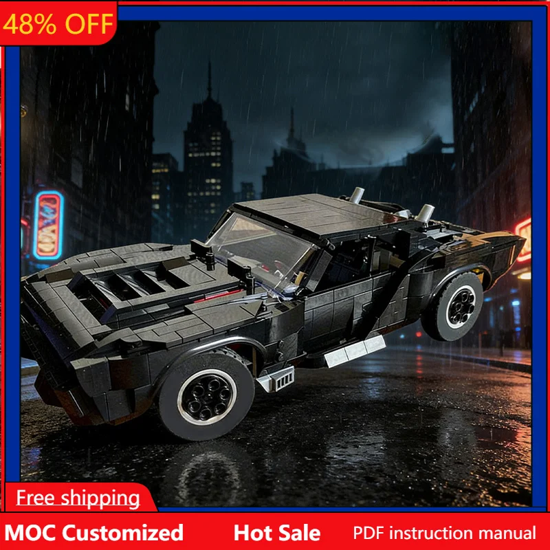 

984 детали: Модульный конструктор Speed Hypercar Vengeance MOC, популярный, простой, развивающий, для мальчиков, подарок на праздник