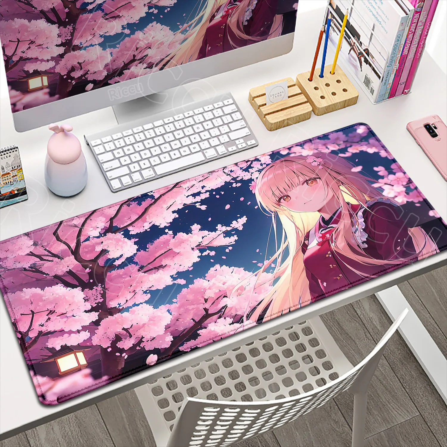 

Large Kawaii Shiina Mahiru Mouse Pad Desk Mat PC Laptop Gaming Accessories Prime Game XXL Keyboard Nats Anime Cute Girl Mousepad