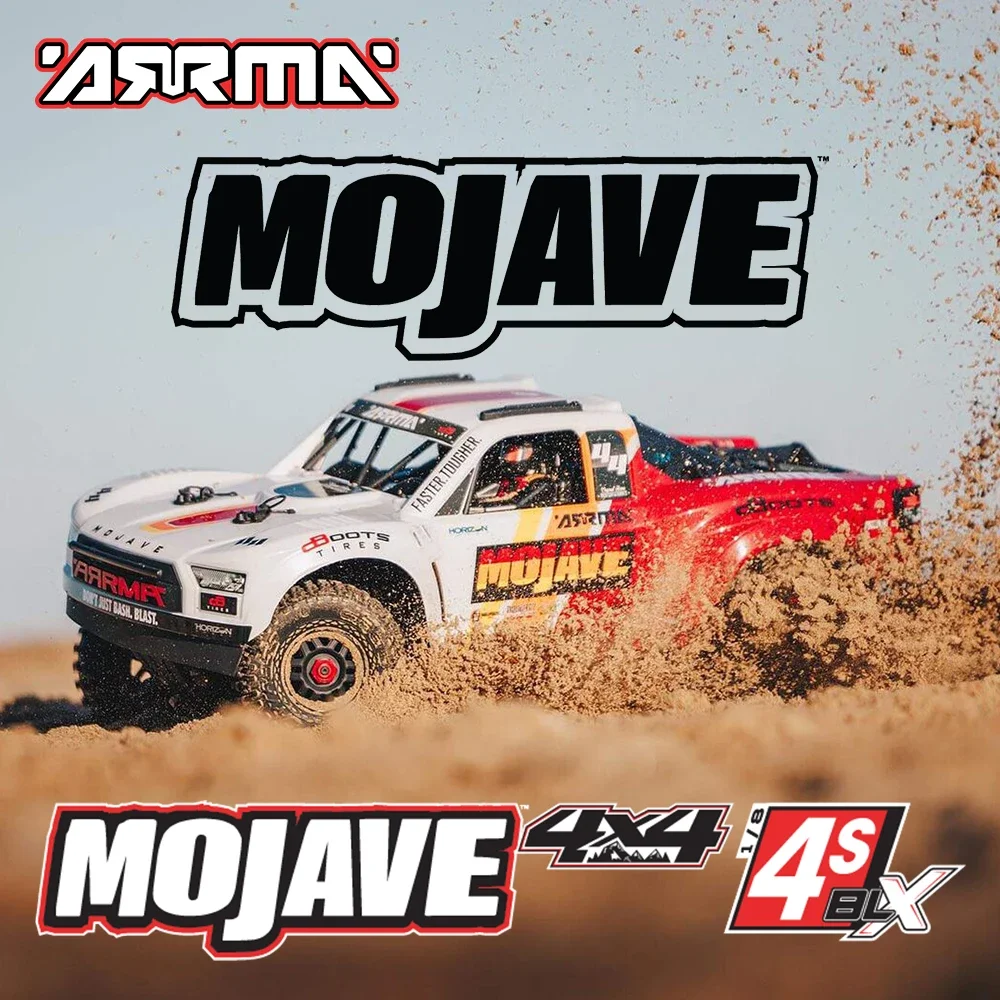 

ARRMA Новый Радиоуправляемый автомобиль 1:8 Mojave 4S BLX Desert Short Card RTR модель электрического радиоуправляемого автомобиля игрушки для взрослых и детей