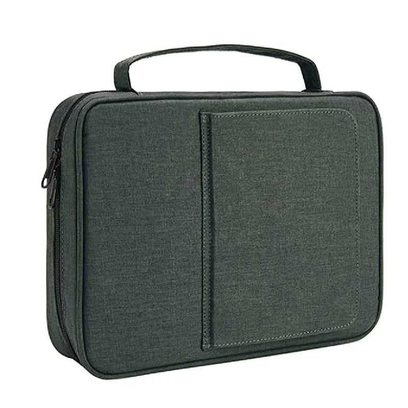 AB09-Bible Bag Book Organizer Accessories Tablet Electronics Organizer Waterproof Book Tote