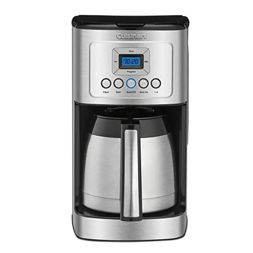 12-Cup Programmable Stainless Steel Thermal Coffee Maker with Brew Strength Control and Brew Pause Feature Self Clean 24-Hour