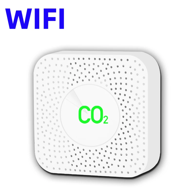 Tuya Smart WiFi/ZigBee Kooldioxidemeter NDIR Hoge precisie realtime detectie Intelligente koppeling Home School CO2-detector