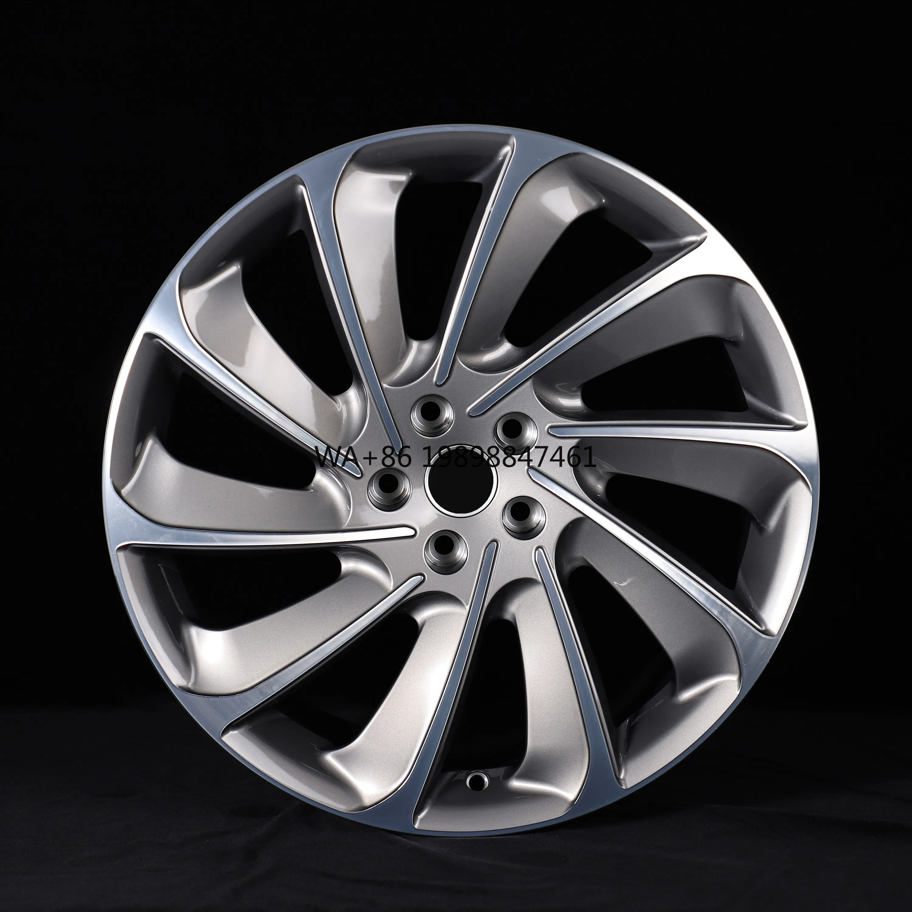 

Hot Sale New Multi-Spoke 22 Inch PCD Blade Point Style Forged Alloy Wheels Aluminum Machine Face Rims