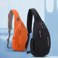 Outdoor Reflective Waterproof Running Shoulder Bag Men's Crossbody Chest Sports Bag Women's Hiking Cycling Climbing Backpack