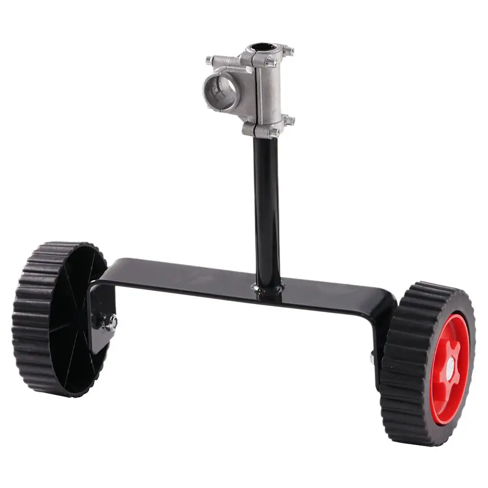 Ruota di supporto per tosaerba ruota regolabile per tagliaerba ruote ausiliarie ruota Trimmer foro per tosaerba stringa 26mm-28mm attacco portatile X4k6