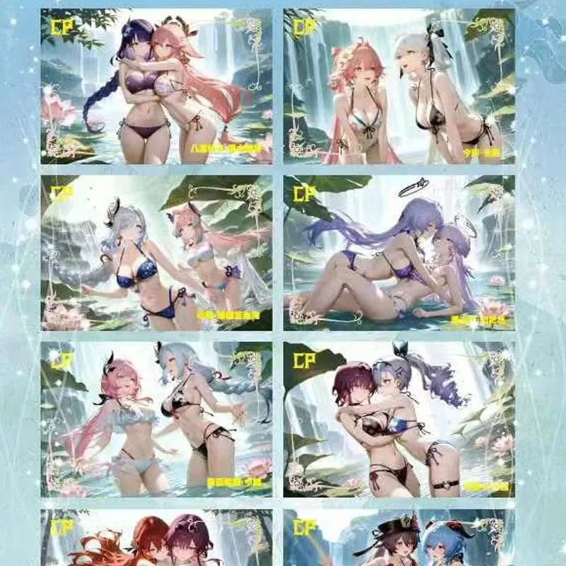 Wholesales Goddess Story Collection A5 Cards MuKaShe ShuiMuNIanHua Booster Box 1Case Playing Cards Games Toys Child Gift