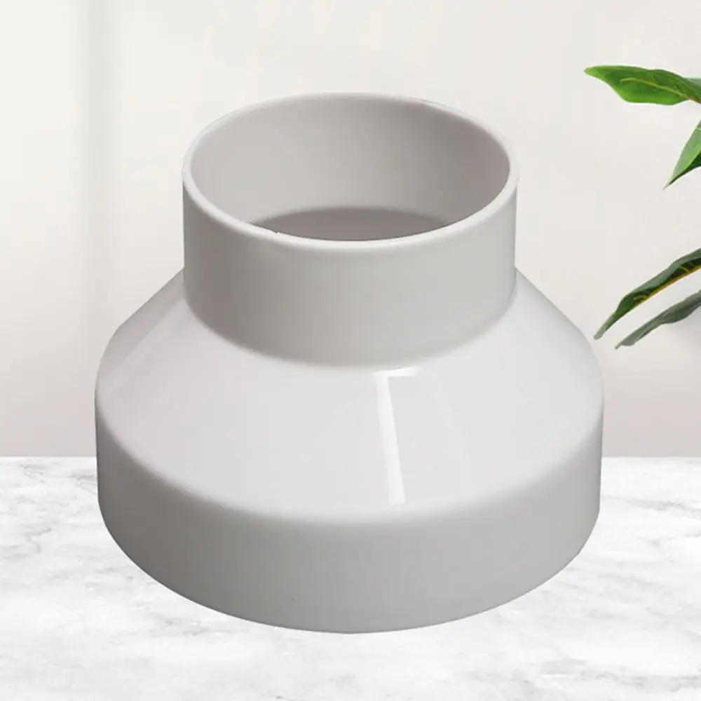 ABS Home Hardware Exhaust Pipe Reducer Adapter Ducting Connector Variable Diameter Pipe Ventilation Pipe Fittings