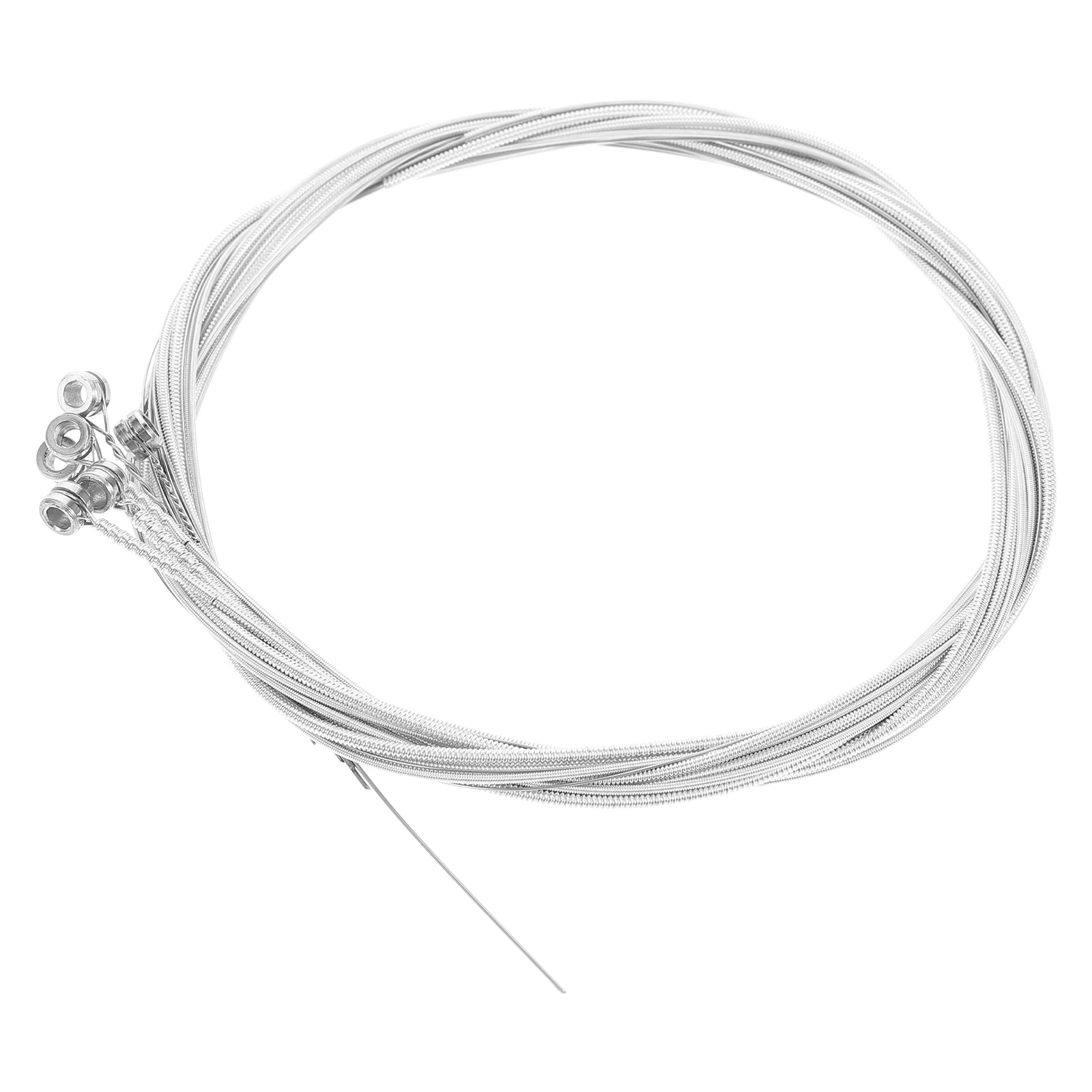 

6 Pcs Plated Guitar Strings Acoustic Bass Parts Accessories Classical Acoustic Guitar Parts Electric Longlasting Durable