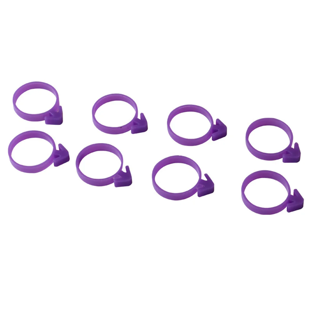 

12Pcs Premium Silicone Icing Bag Ring Purple Sealing Ties for Baking Piping Leakproof Reusable Cake Decorating Closure Accessory