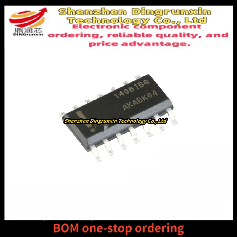 Original brand new original MC14081BDR2G SOP-14 four channel 2-input AND gate surface mount logic chip