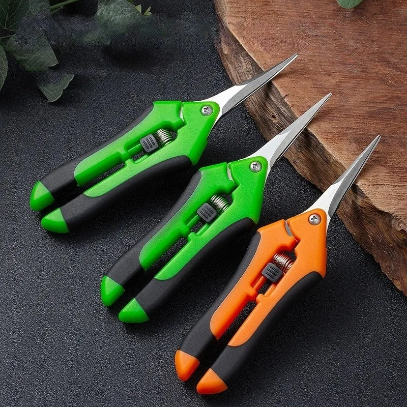 Garden Tools Secateurs Bonsai Shears Metal Gardening Scissor Pruning Tool Hand Cutter Fruit Picking Weed Household Potted 1PC 