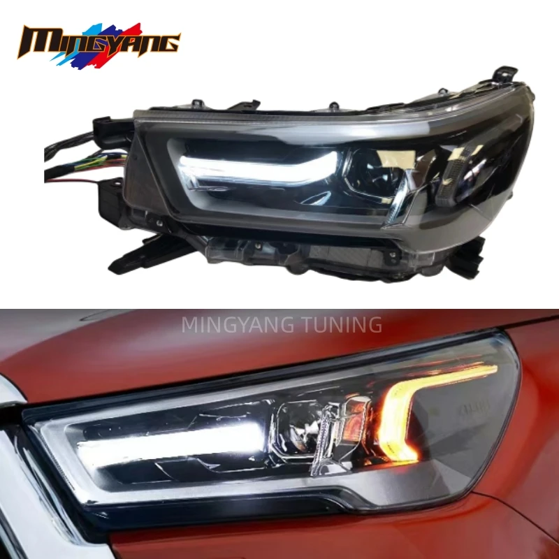 

Modification Factory Price New Design Full Led Car Head Lamp Headlight for Hilux Revo Rocco 2020 Headlights