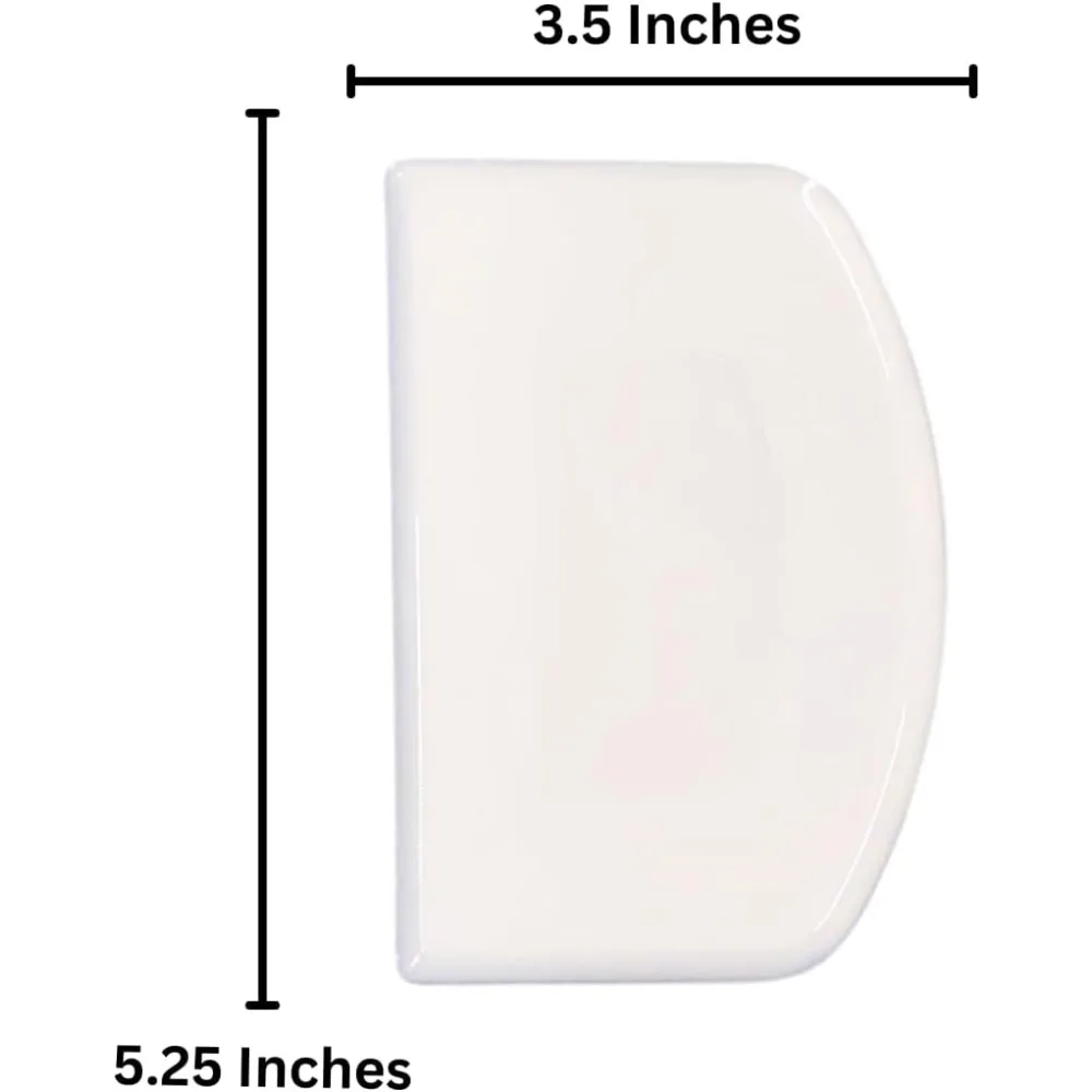 وعاء مكشطة العجين البلاستيكي المخمر، قاطع مرن آمن للطعام، مرن متعدد الأغراض، قبضة جيدة منحني، عبوة من قطعتين