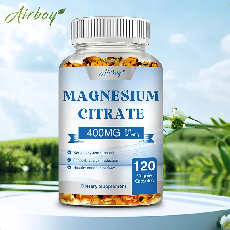 Magnesium Citrate - Helps Muscle Cell Metabolism, Improves Athletic Performance and Endurance, and Promotes Bone Health