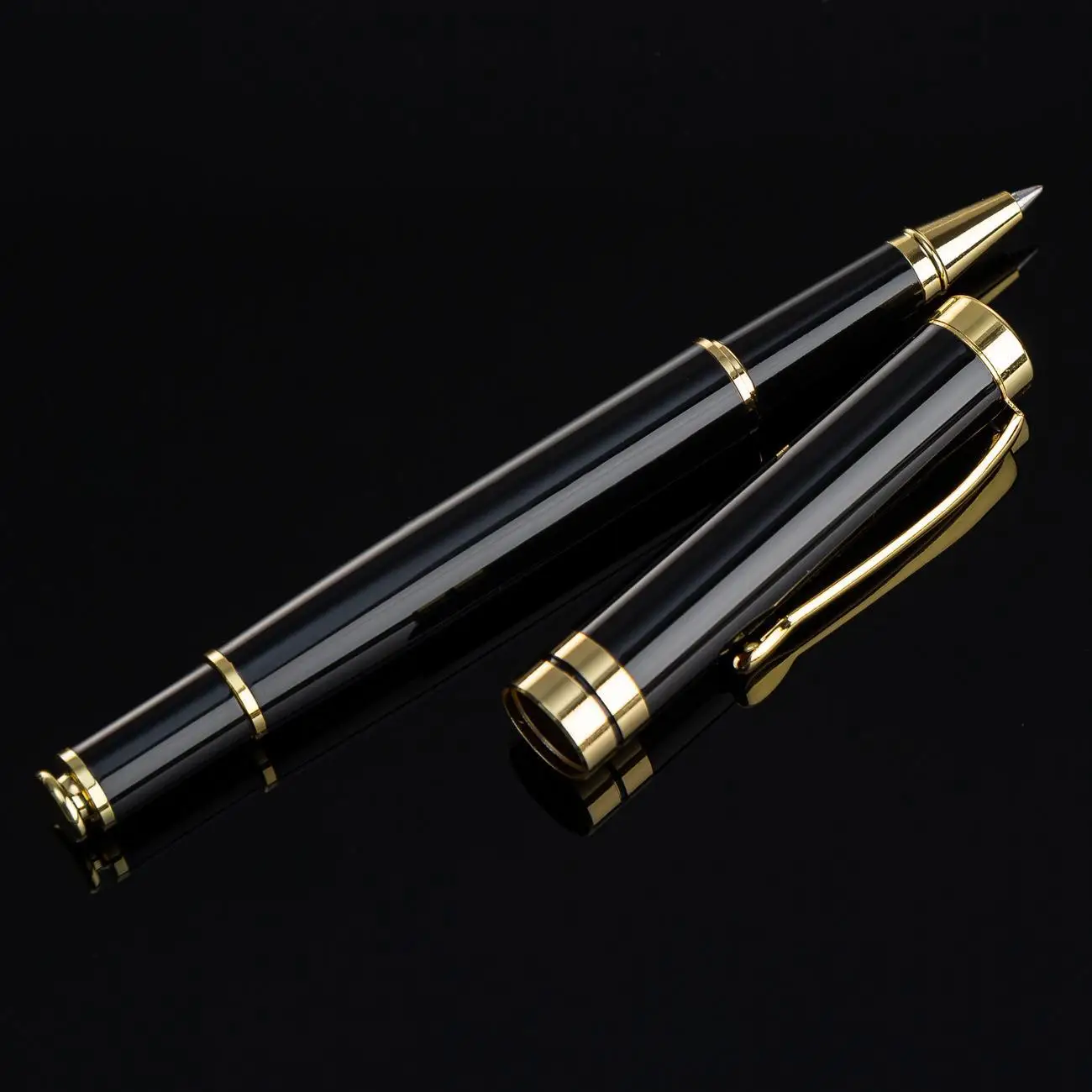 10PCS  Signature Pen Business Men's Metal Heavy Handle Bold Water Pen Treasure Ball Gift Pen