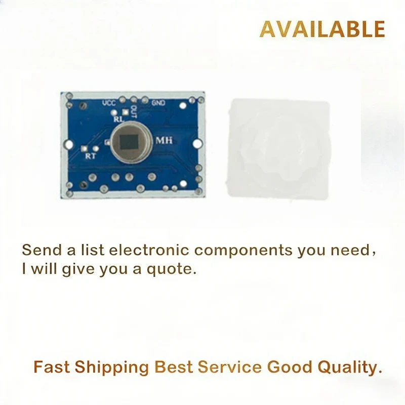 10PCS/Lot HC-SR501 HCSR501 Adjust IR Pyroelectric Infrared PIR module Motion Sensor Detector Module