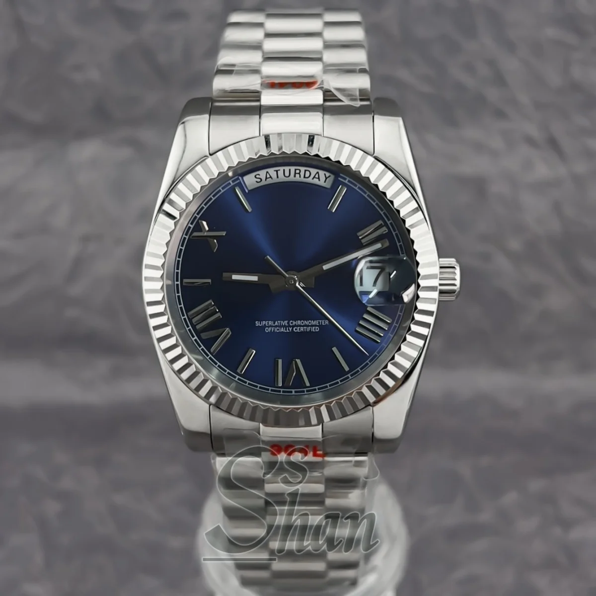 36MM/39MM men's Miyota8285 luxury mechanical automatic watch with Roman Index dial Sapphire glass Presidential bracelet for men