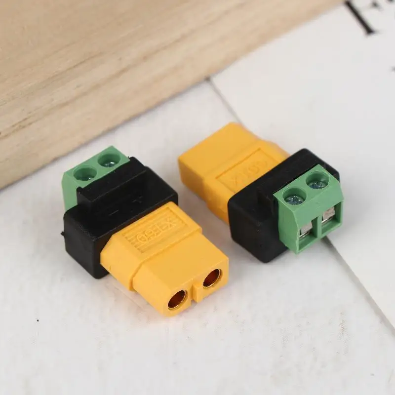 XT60 Male Female To 2Pin Terminal Adapter Solderless Charging Connector For UAV Balance Charger Solar Panel Model Devices