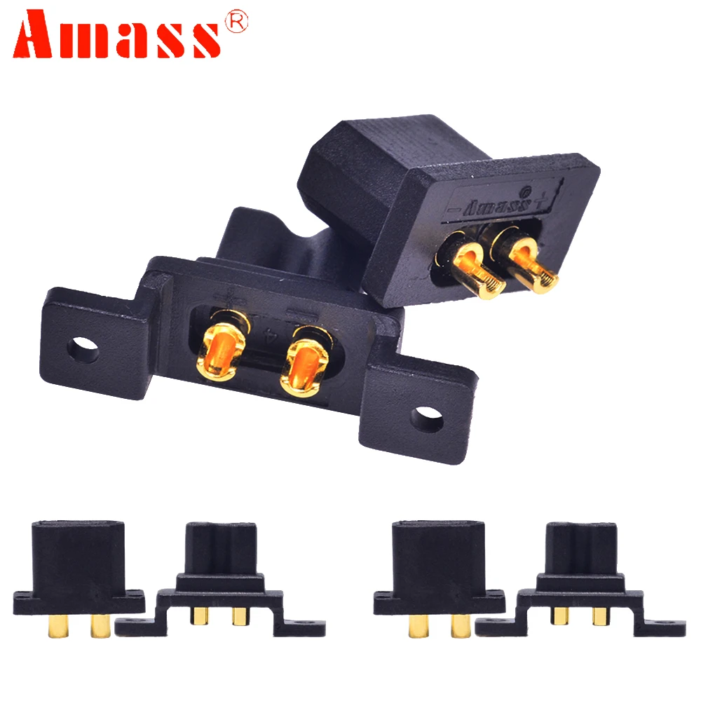 5pair/lot Amass XT30G DC500V 15-30A Male & Female Plug Connector For RC Quadcopter FPV Racing Drone Lipo Battery