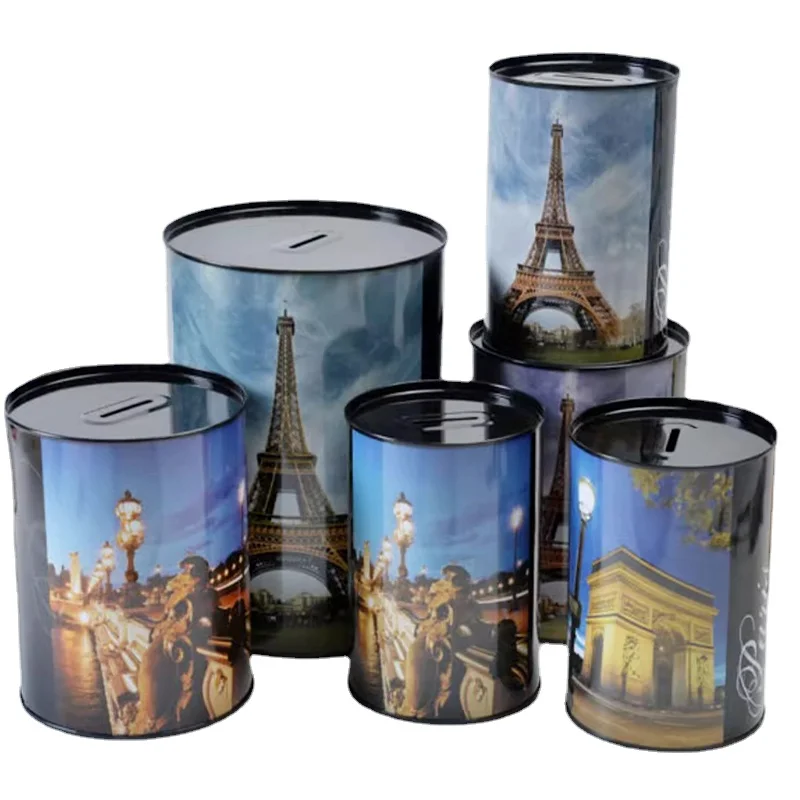 Hucha grande japonesa de Metal, caja de dinero nórdica de escritorio, caja fuerte para ahorro de dinero, desafío, caja de almacenamiento para monedas, regalo