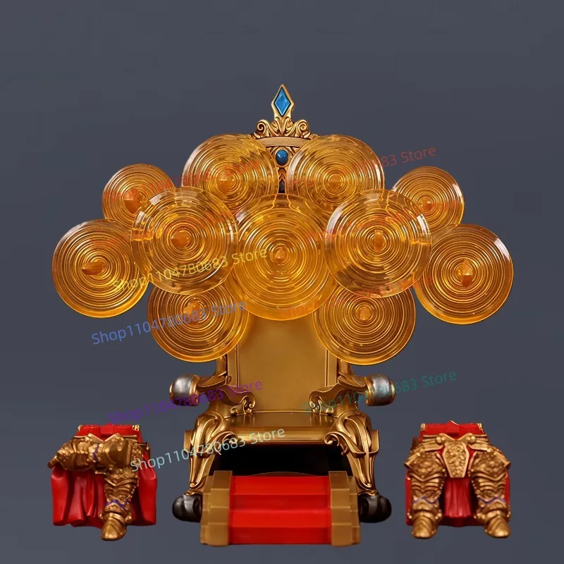 MOC Bausteine Crowned Heiligen Gral König Mini Action Figure Montage Modell Display Stück Anime Cartoon Zubehör Spielzeug Geschenk