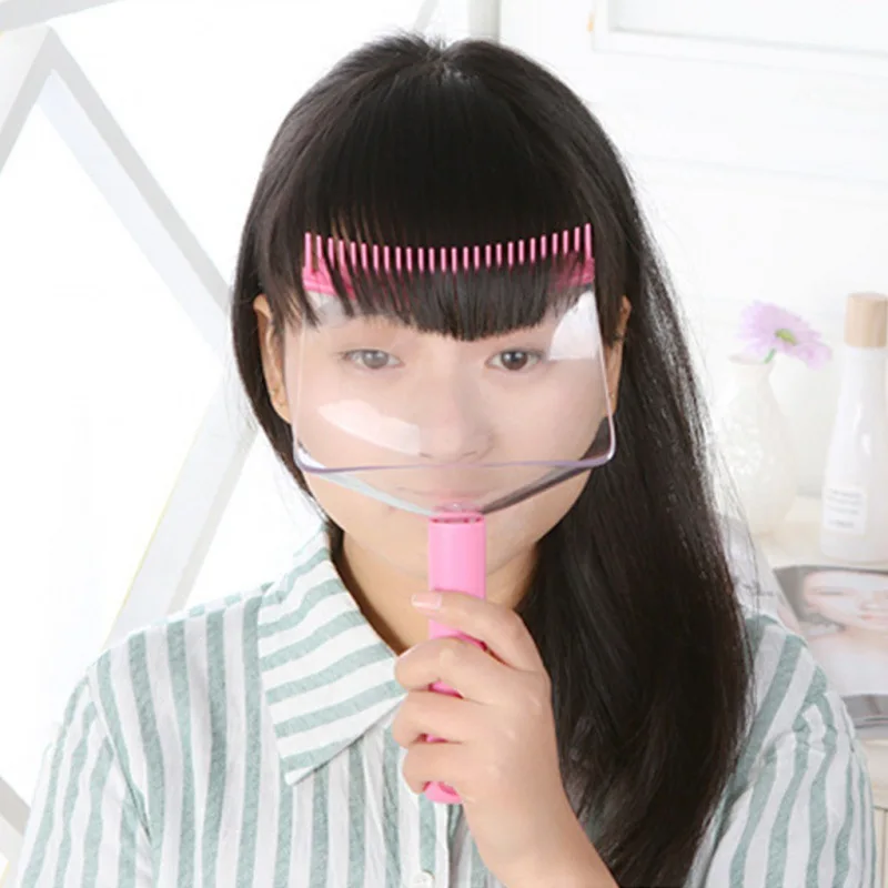 Pink Barber Hair Trimmer with Detachable Comb