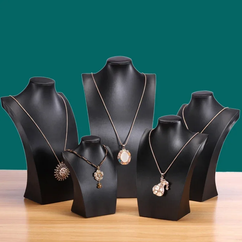 Stand Mannequin Bust Necklace Display Rack Jewelry Display Stand Earrings Organizer Holder Necklace Exhibition Display Shelf