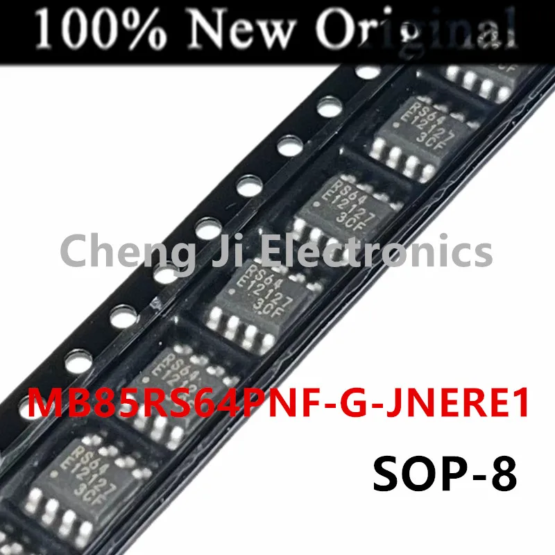 10PCS/Lot   MB85RS64PNF-G-JNERE1   MB85RS64PNF   RS64   SOIC-8   New Original Ferroelectric Memory   MB85RS64VPNF-G-JNERE  RS64V